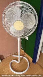 Holmes-Oscillating-Stand-Fan-with-Metal-Grill