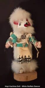 Hopi-Kachina-Doll-White-Buffalo-Dancer