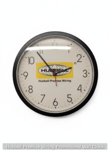 Hubbell-Premise-Wiring-Promotional-Wall-Clock