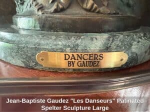 Jean-Baptiste-Gaudez-Les-Danseurs-Patinated-Spelter-Sculpture-Large-second-image