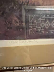 Joe-Beeler-Signed-Limited-Edition-Western-Print-The-Signal-second-image