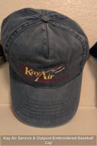 Kay-Air-Service-Outpost-Embroidered-Baseball-Cap