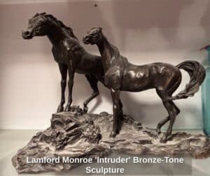Lamford-Monroe-Intruder-Bronze-Tone-Sculpture