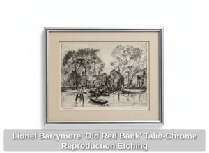 Lionel-Barrymore-Old-Red-Bank-Talio-Chrome-Reproduction-Etching