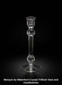 Marquis-by-Waterford-Crystal-Trillium-Vase-and-Candlesticks-fourth-image