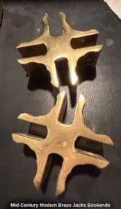 Mid-Century-Modern-Brass-Jacks-Bookends