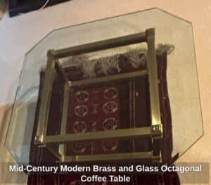 Mid-Century-Modern-Brass-and-Glass-Octagonal-Coffee-Table
