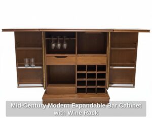Mid-Century-Modern-Expandable-Bar-Cabinet-with-Wine-Rack-second-image