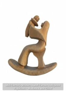 Mid-Century-Modern-Hand-Carved-Religious-Figurines-Madonna-and-Child