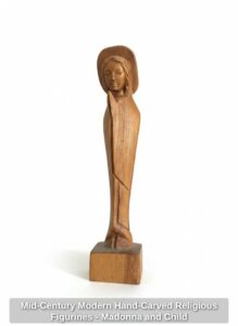 Mid-Century-Modern-Hand-Carved-Religious-Figurines-Madonna-and-Child-second-image