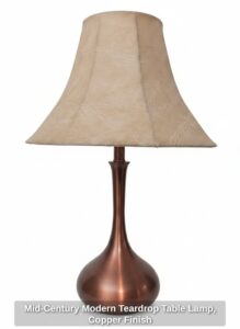 Mid-Century-Modern-Teardrop-Table-Lamp-Copper-Finish