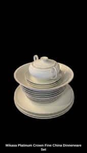 Mikasa-Platinum-Crown-Fine-China-Dinnerware-Set