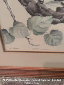N.-Pallan-N.-Shumaker-Pallan-Raccoon-Limited-Edition-Print-second-image
