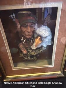 Native-American-Chief-and-Bald-Eagle-Shadow-Box-second-image
