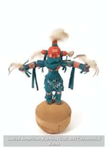 Native-American-Kachina-Doll-and-Ceremonial-Knife