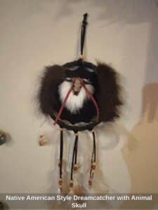 Native-American-Style-Dreamcatcher-with-Animal-Skull