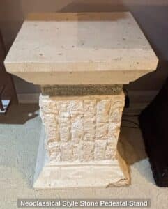 Neoclassical-Style-Stone-Pedestal-Stand