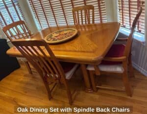 Oak-Dining-Set-with-Spindle-Back-Chairs