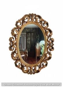Ornate-Giltwood-Rococo-Style-Oval-Wall-Mirror