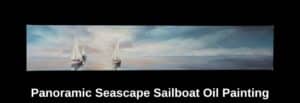 Panoramic-Seascape-Sailboat-Oil-Painting