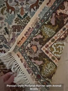 Persian-Style-Pictorial-Runner-with-Animal-Motifs-second-image