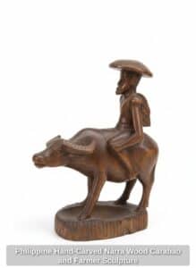 Philippine-Hand-Carved-Narra-Wood-Carabao-and-Farmer-Sculpture