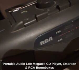 Portable-Audio-Lot-Megatek-CD-Player-Emerson-RCA-Boomboxes-fourth-image