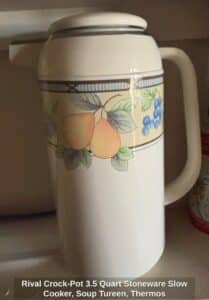 Rival-Crock-Pot-.-Quart-Stoneware-Slow-Cooker-Soup-Tureen-Thermos