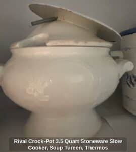 Rival-Crock-Pot-.-Quart-Stoneware-Slow-Cooker-Soup-Tureen-Thermos-fourth-image