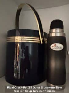 Rival-Crock-Pot-.-Quart-Stoneware-Slow-Cooker-Soup-Tureen-Thermos-third-image
