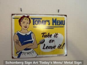 Schonberg-Sign-Art-Todays-Menu-Metal-Sign