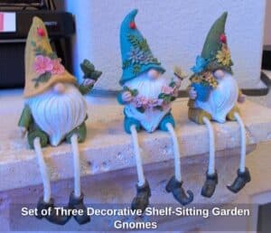 Set-of-Three-Decorative-Shelf-Sitting-Garden-Gnomes