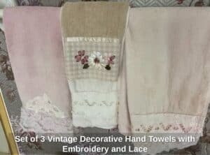 Set-of-Vintage-Decorative-Hand-Towels-with-Embroidery-and-Lace