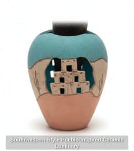 Southwestern-Style-Pueblo-Inspired-Ceramic-Luminary