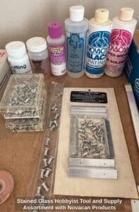 Stained-Glass-Hobbyist-Tool-and-Supply-Assortment-with-Novacan-Products