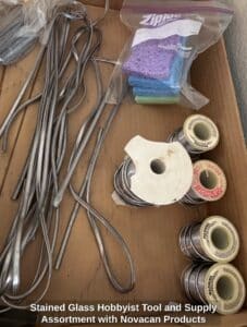 Stained-Glass-Hobbyist-Tool-and-Supply-Assortment-with-Novacan-Products-second-image