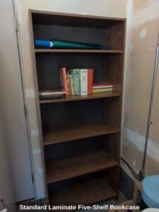 Standard-Laminate-Five-Shelf-Bookcase