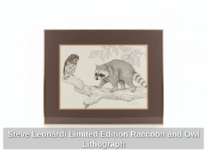 Steve-Leonardi-Limited-Edition-Raccoon-and-Owl-Lithograph