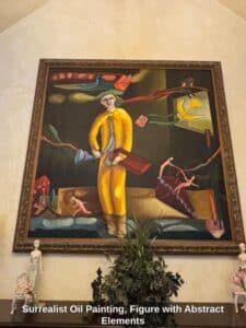 Surrealist-Oil-Painting-Figure-with-Abstract-Elements