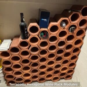 Terracotta-Hexagonal-Wine-Rack-Modules