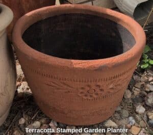 Terracotta-Stamped-Garden-Planter