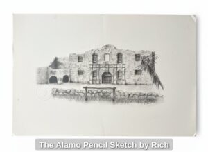 The-Alamo-Pencil-Sketch-by-Rich