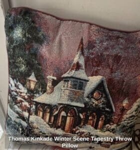 Thomas-Kinkade-Winter-Scene-Tapestry-Throw-Pillow