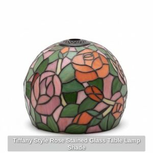 Tiffany-Style-Rose-Stained-Glass-Table-Lamp-Shade