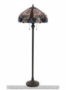 Tiffany-Style-Stained-Glass-Floor-Lamp
