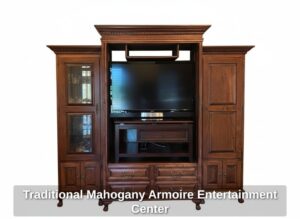 Traditional-Mahogany-Armoire-Entertainment-Center