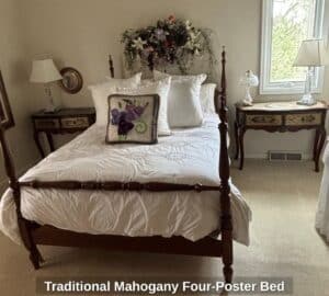 Traditional-Mahogany-Four-Poster-Bed