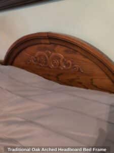 Traditional-Oak-Arched-Headboard-Bed-Frame-second-image