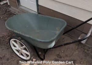 Two-Wheeled-Poly-Garden-Cart