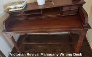 Victorian-Revival-Mahogany-Writing-Desk